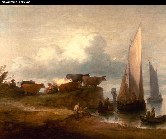 Thomas Gainsborough A Coastal Landscape